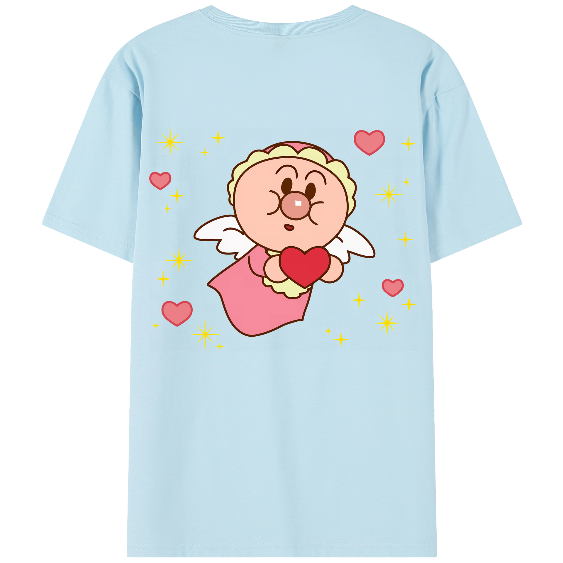 （画像用） アンパンマン Anpanman 綿100％半袖Tシャツ（背面プリント）